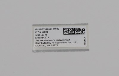 Serialized Rfid Case Label (5166212493 Rfid Label)